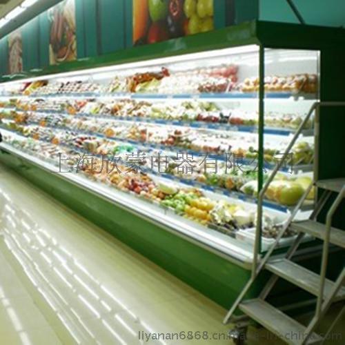 超市风幕柜，水果风幕柜，冷藏风幕展示柜